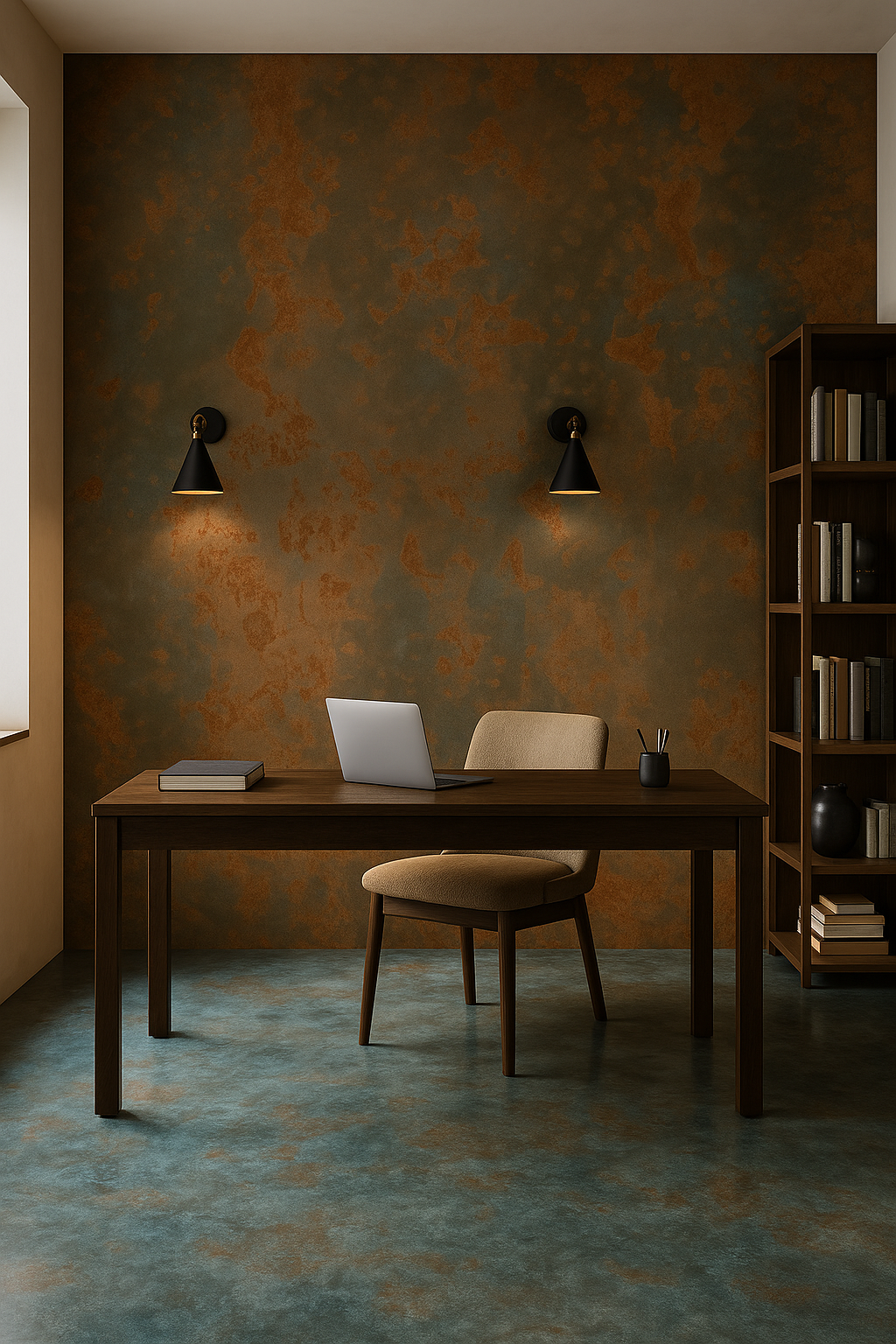ArchiMetal Copper + Patina Blu + Brass + Patina Verde