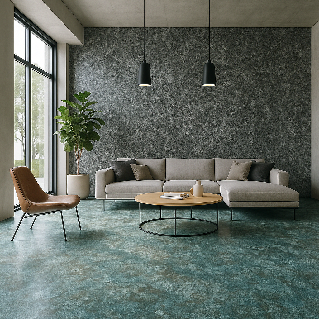 ArchiMetal Zinn + Grüne Patina + Messing + Blaue Patina